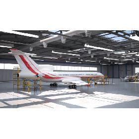 3D model Aircraft Service Hangar